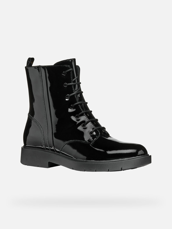 Geox Черни дамски анкл обувки Geox Spherica ec1