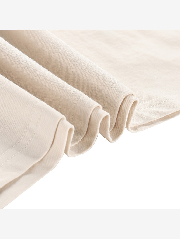 ALPINE PRO Дамска тениска от органичен памук ALPINE PRO TERMESA 2 moonbeam вариант па