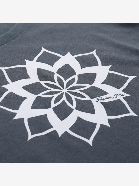 ALPINE PRO Дамска тениска от органичен памук ALPINE PRO TERMESA 2 dark slate pa