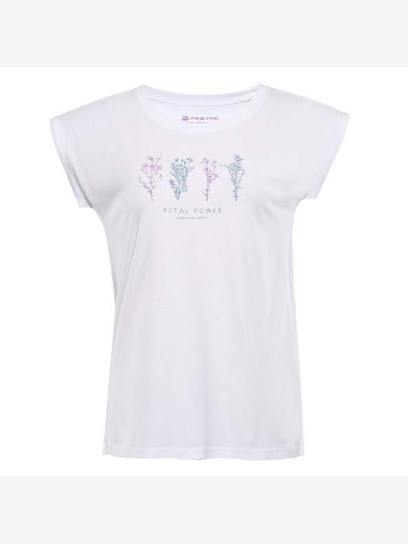ALPINE PRO Дамска тениска ALPINE PRO OMBA 2 бял вариант па