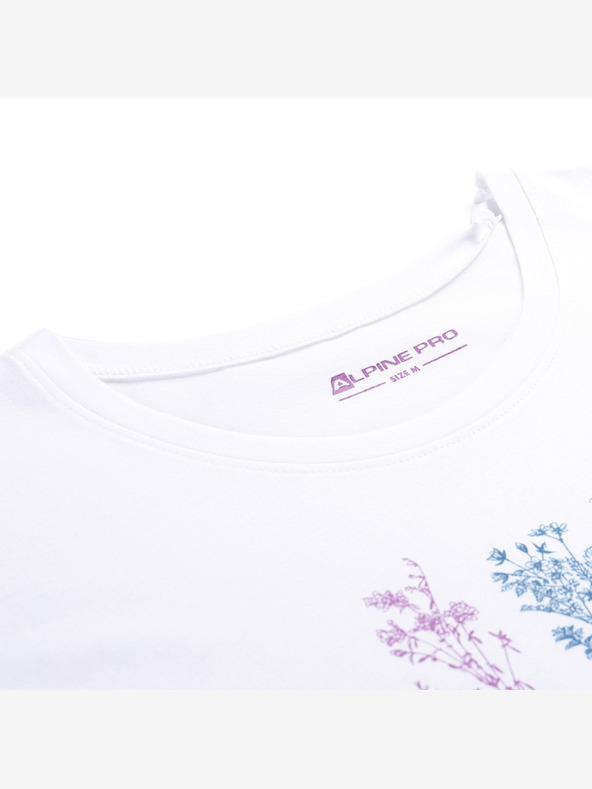 ALPINE PRO Дамска тениска ALPINE PRO OMBA 2 бял вариант па