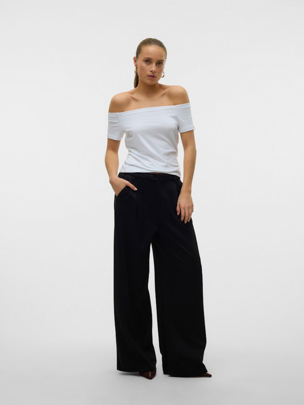 Vero Moda Бял дамски топ Vero Moda