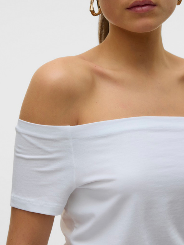 Vero Moda Бял дамски топ Vero Moda