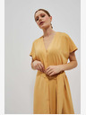Moodo Жълта дълга рокля Moodo