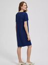 Moodo Тъмносиня рокля с дължина до коляното Moodo
