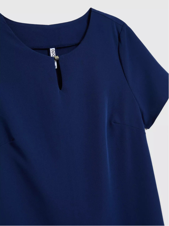 Moodo Тъмносиня рокля с дължина до коляното Moodo