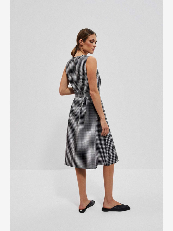 Moodo Черно-бяла рокля Moodo