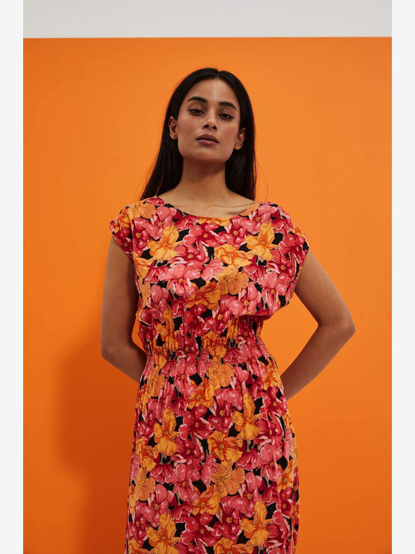 Moodo Макси рокля с флорален принт Moodo