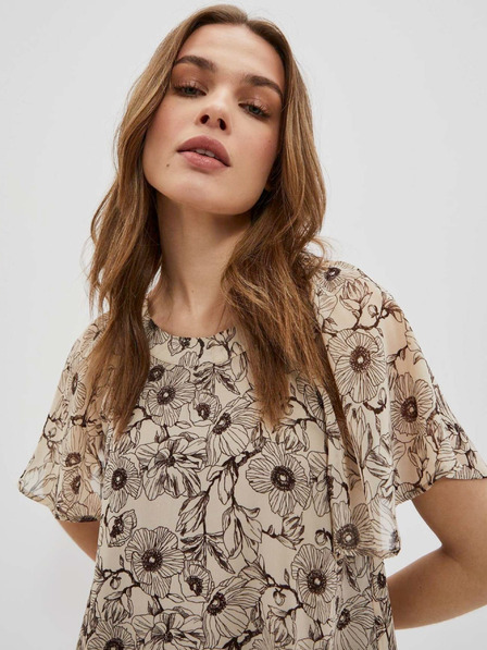 Moodo Дамска рокля с цветя Moodo