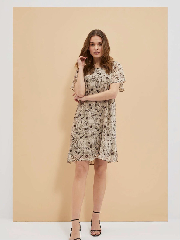 Moodo Дамска рокля с цветя Moodo