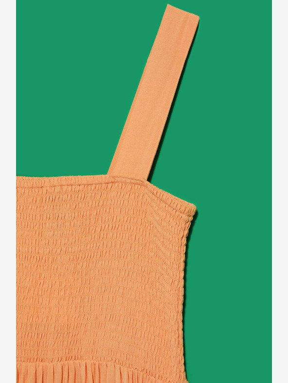 Moodo Оранжева рокля с каишки Moodo