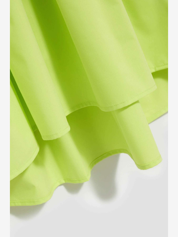 Moodo Светлозелена рокля с риза Moodo