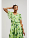 Moodo Зелена шарена рокля Moodo