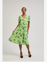 Moodo Зелена шарена рокля Moodo