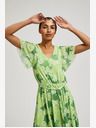Moodo Зелена шарена рокля Moodo