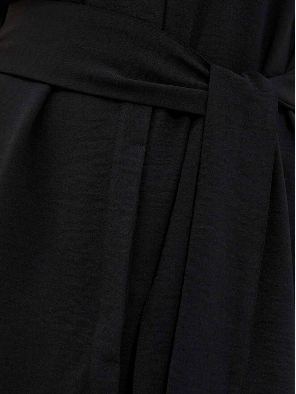 Moodo Черна дълга дамска рокля Moodo