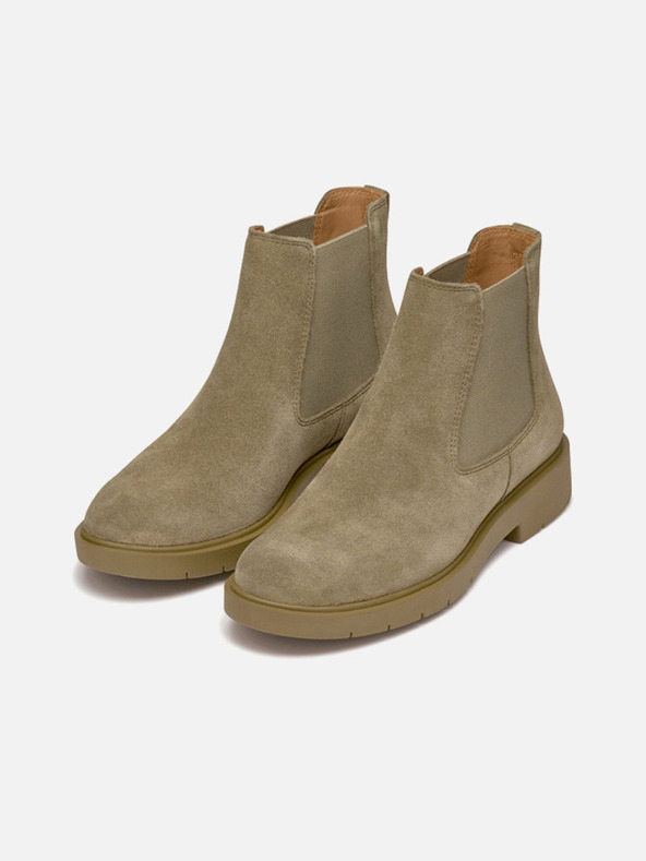 Geox Бежови дамски обувки за глезена Geox Spherica EC1