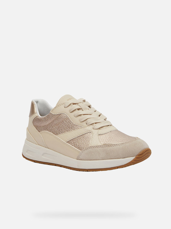 Geox Кремави дамски маратонки Geox Bulmya