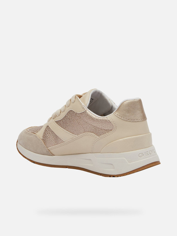 Geox Кремави дамски маратонки Geox Bulmya