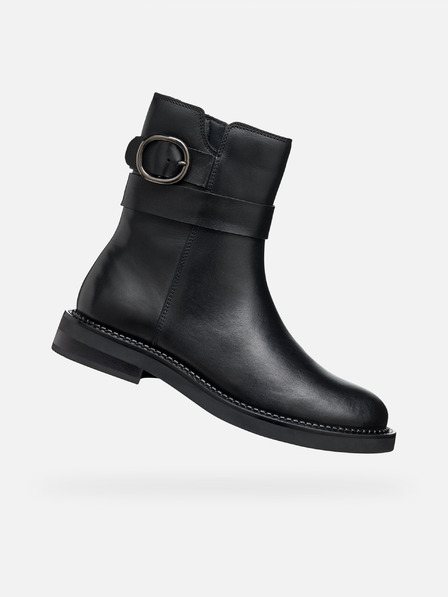 Geox Черни дамски обувки за глезена Geox Serilda