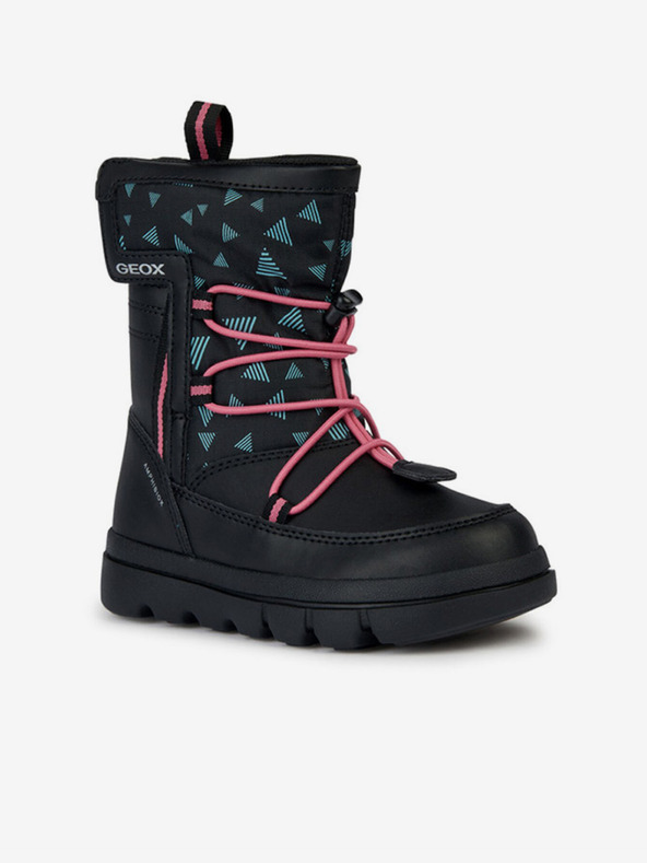 Geox Черни детски анкъл обувки Geox Willaboom Abx