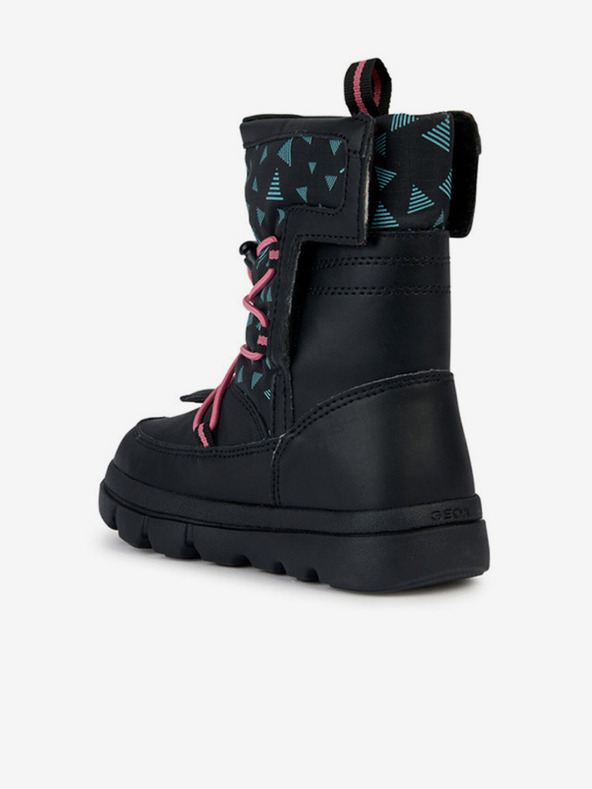 Geox Черни детски анкъл обувки Geox Willaboom Abx