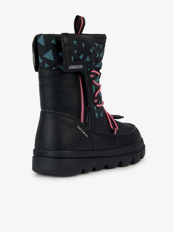 Geox Черни детски анкъл обувки Geox Willaboom Abx
