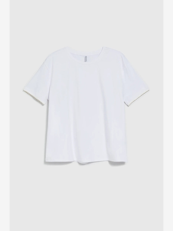 Moodo Бяла дамска тениска Moodo