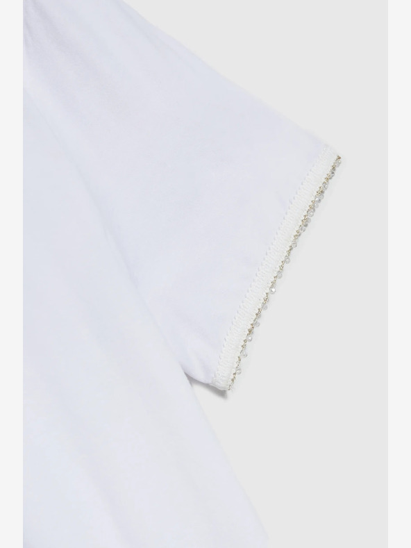 Moodo Бяла дамска тениска Moodo