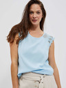 Moodo Светлосин топ Moodo