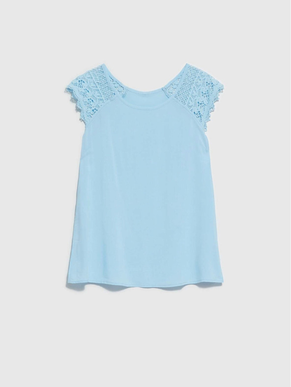 Moodo Светлосин топ Moodo