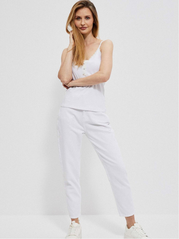 Moodo Бял дамски потник Moodo