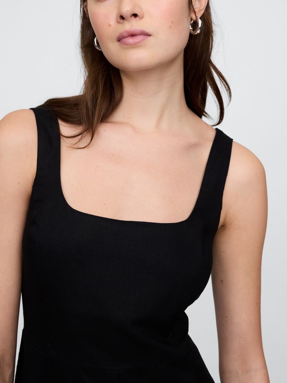 GAP Ленена миди рокля GAP