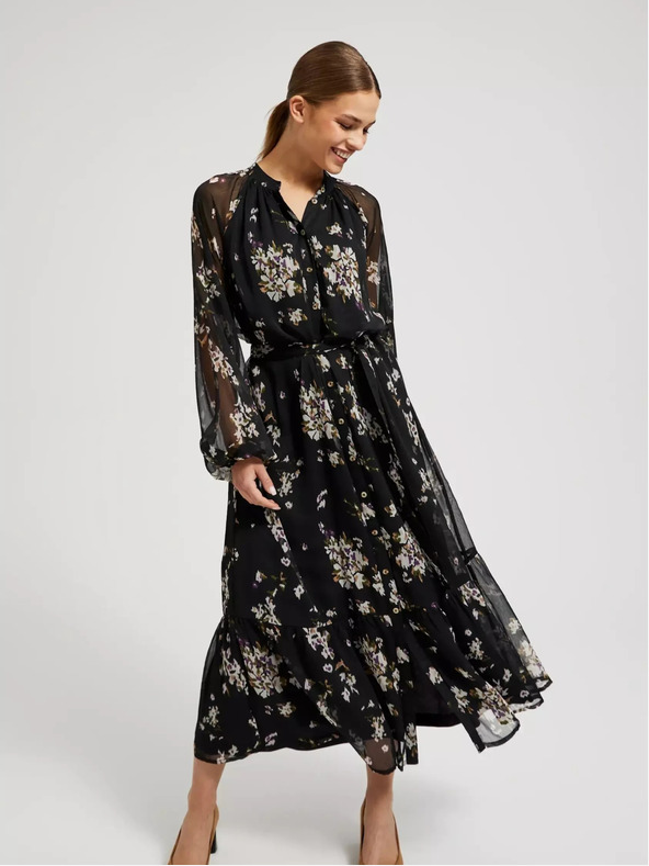 Moodo Дамска рокля с цветя Moodo