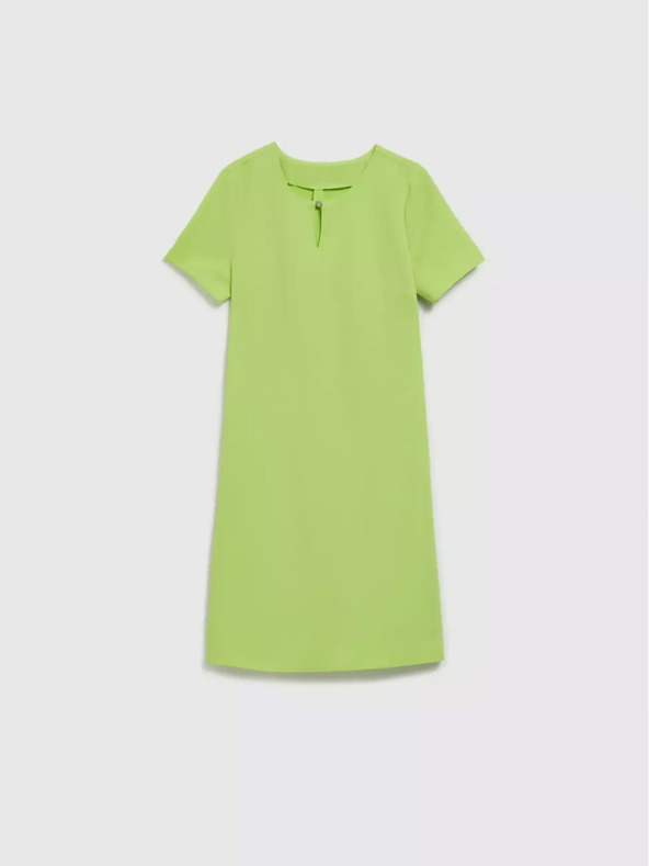 Moodo Светлозелена обикновена рокля Moodo