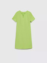 Moodo Светлозелена обикновена рокля Moodo