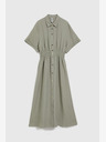 Moodo Светлозелена дамска рокля с риза Moodo