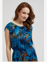 Moodo Синя шарена рокля Moodo