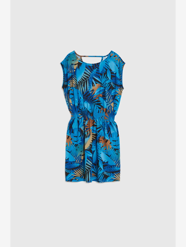 Moodo Синя шарена рокля Moodo