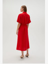 Moodo Червена дамска рокля с риза Moodo