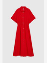 Moodo Червена дамска рокля с риза Moodo