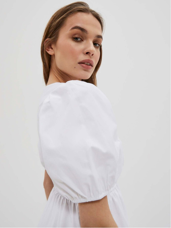 Moodo Бяла дамска рокля Moodo