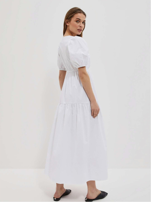 Moodo Бяла дамска рокля Moodo