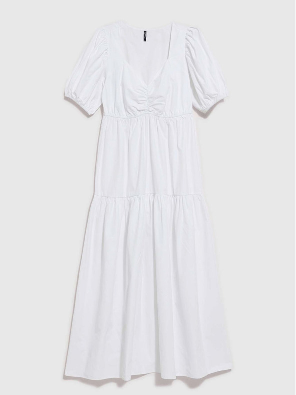 Moodo Бяла дамска рокля Moodo