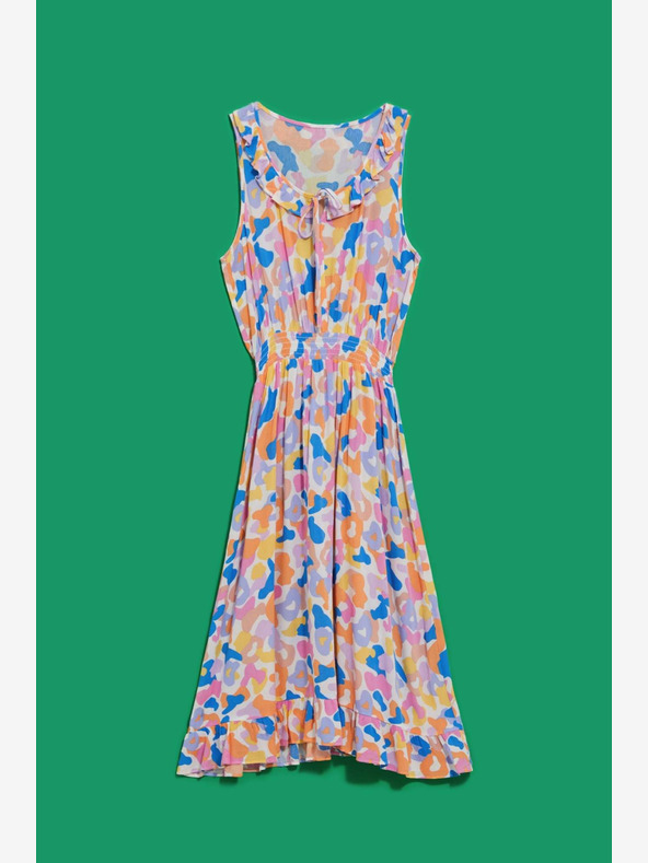 Moodo Кремава шарена рокля Moodo