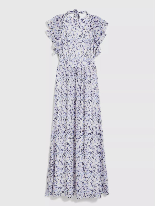 Moodo Синя флорална макси рокля Moodo