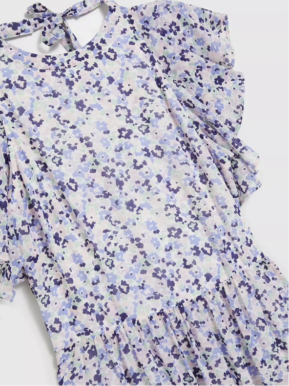 Moodo Синя флорална макси рокля Moodo