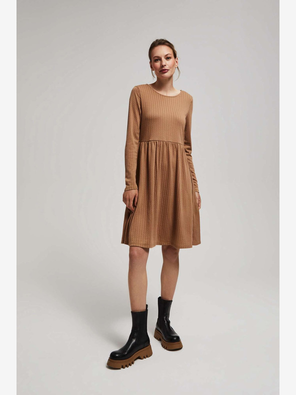 Moodo Дамска рокля с ребра Moodo