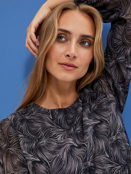 Moodo Черна дамска бохо рокля Moodo