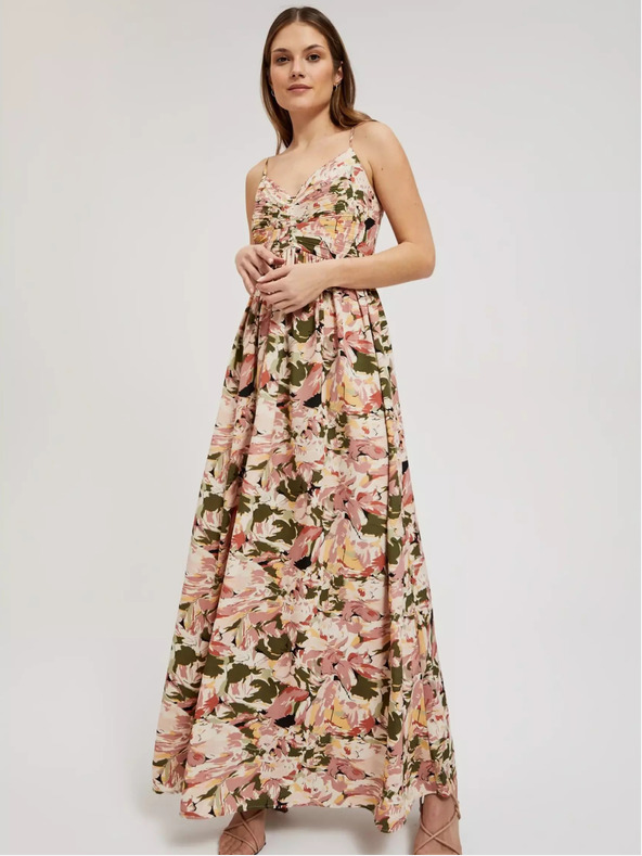 Moodo Старорозова рокля с шарки Moodo